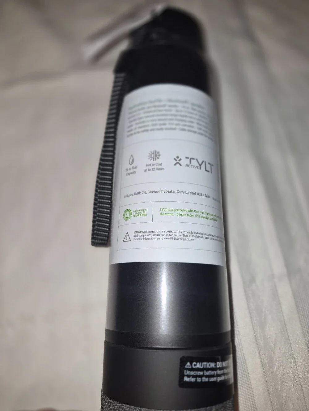 Bottle 2.0 Bluetooth Speaker Water Bottle - Black